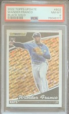 WANDER FRANCO 2022 TOPPS UPDATE BLACK GOLD BG2 PSA 8 NM-MT!