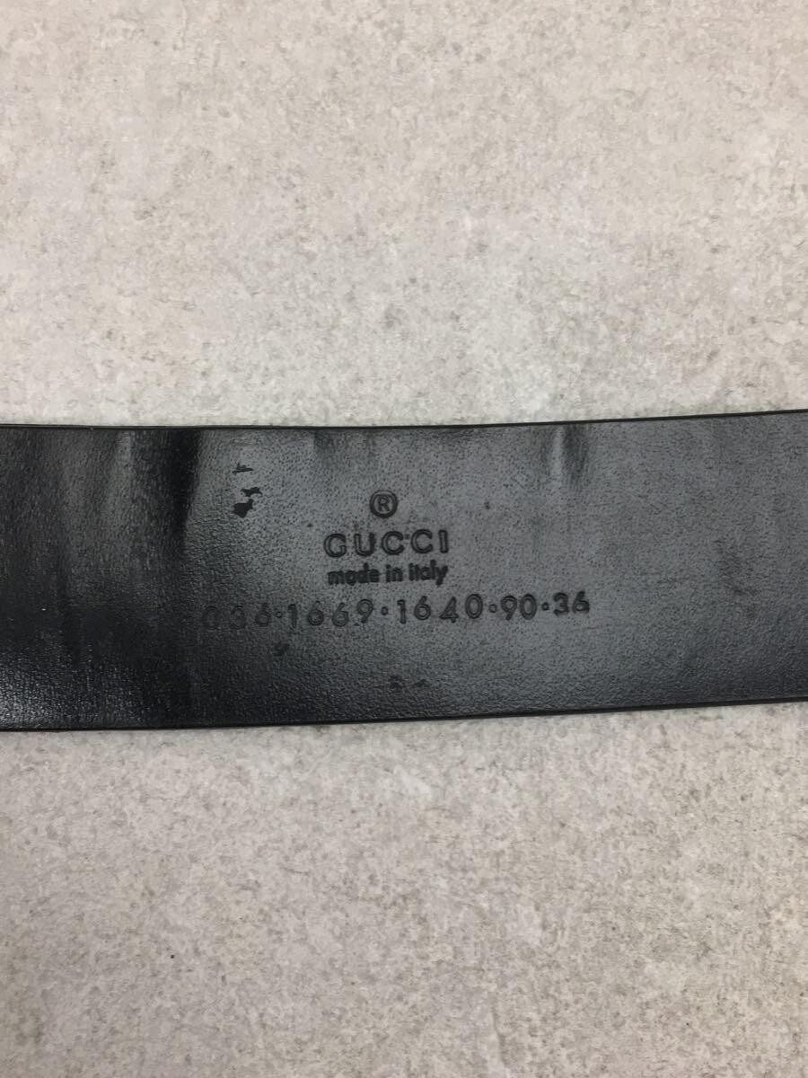 GUCCI 036 1669 G Buckle Leather Belt Black Waist 31-33 in GUCCI 036 1669 G Buckle Leather Belt Black Waist 31-33 in