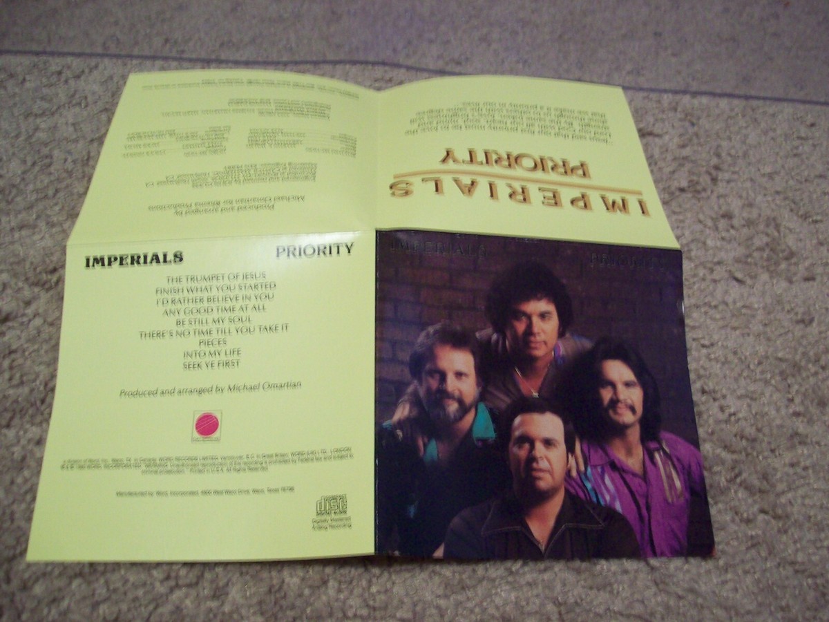 The Imperials - Priority CD *RARE* 1980 w/Russ Taff