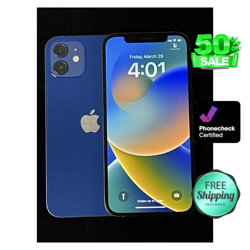 Apple iPhone 12 64GB 128GB (CDMA + GSM) Unlocked Verizon Green , Blue 5G LTE
