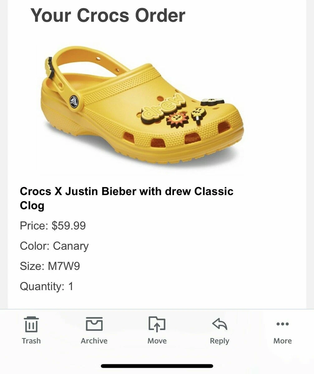 Crocs x drew price sales