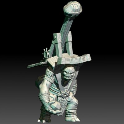 Katapult Troll - Kzk Minis / Mittelerde / Miniatur