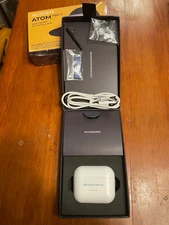 Audien Atom Pro 2 Beige White Rechargeable OTC Hearing Aids Charging Case #2