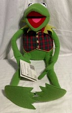 Vtg. Eden Toys, Inc. Jim Henson Kermit the Frog stuffed Toy Doll - Green 12" H