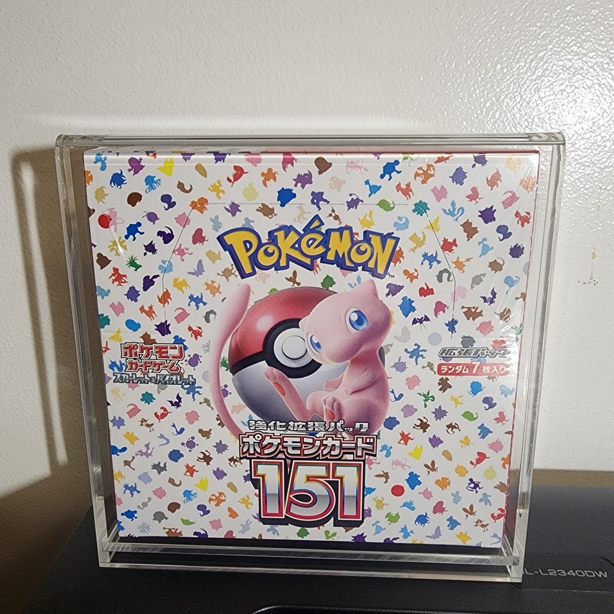 Acrylic Display Case For Pokemon Japanese 151 Booster Box | eBay