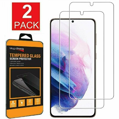 2X Protector de pantalla de vidrio templado para Samsung Galaxy S21 S21+ Plus