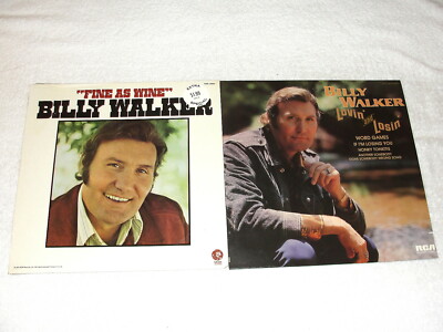 (2) SEALED LP's - Billy Walker ''Fine As Wine'', ''Lovin' And Losin' '' 70's Country