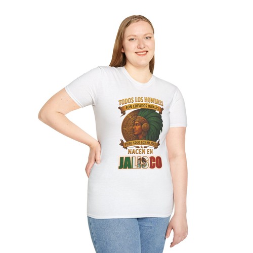 Camiseta Solo los Mejores Nacen en Jalisco México Mexicana con Guerrero Azteca - Imagen 3 de 10