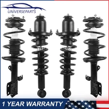 PCS*4 Front&Rear Complete Strut Shocks w/Coil Spring Fits 11-2013 Toyota Corolla