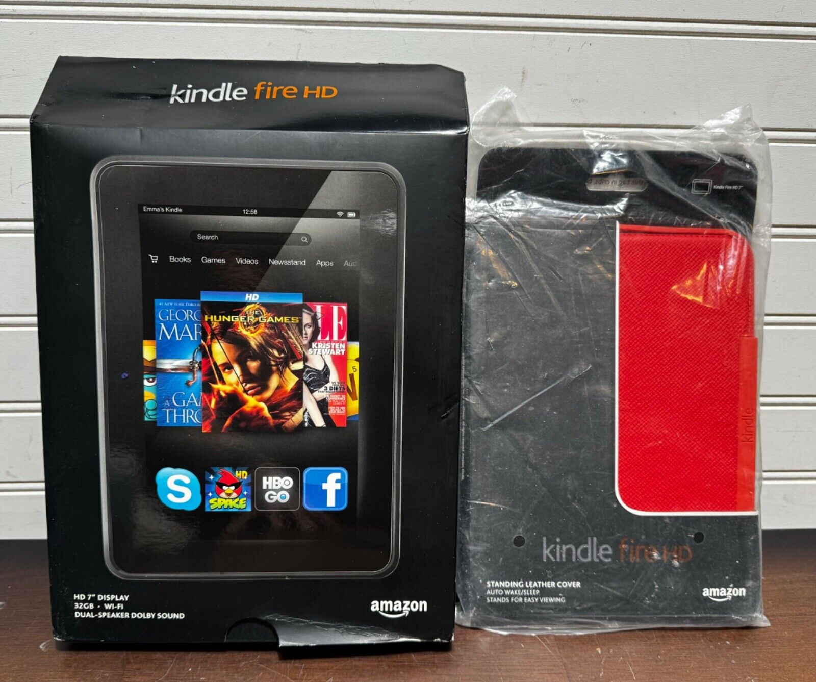 Kindle Fire HDX 7 Screen Protector + Full Body Skin Protector