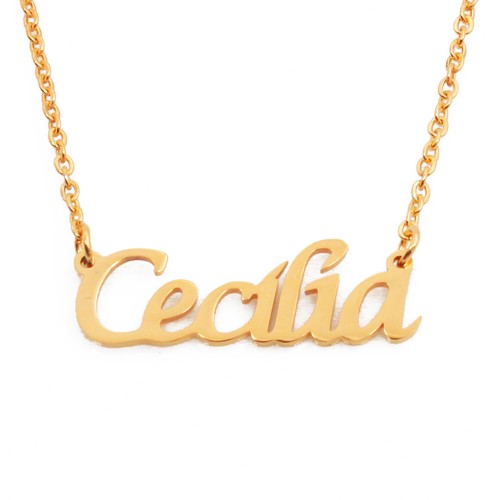 CECILIA - Name Necklace Personalised 