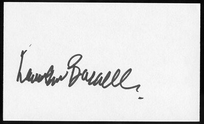 Lauren Bacall d2014 signed autograph 3x5 cut American Actress BAS ...