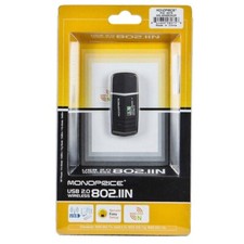 Monoprice Wireless LAN USB 2.0 Compatible with Linux, Windows or Mac - Lot of 4