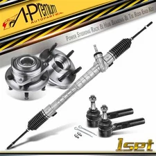 A-Premium 5x Front Rack and Pinion Hub Bearing Tie Rod End Kit for Chevy Malibu