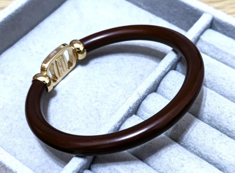 Ferragamo Brown Bangle 39718 | eBay