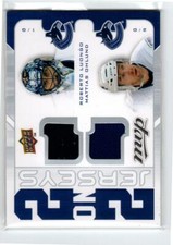 2008-09 UD MVP Jerseys #J2LOHG Luongo/Mattias Ohlund/Sam Gagner (ref 238645)