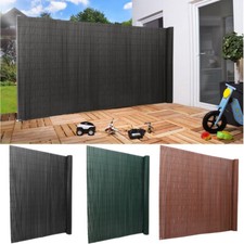 PVC Garden Screening Roll Fence Privacy Border Panel Bamboo Effect Fencing Cover