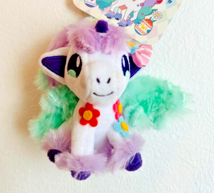 Pokemon Center Official Galarian Ponyta Easter Plush Doll Mascot Key Chain Japan