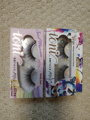 Ioni 3D Faux Mink LashesZODIAC Rare Special Edition Ioni Fluffy Doll Mink Lashes