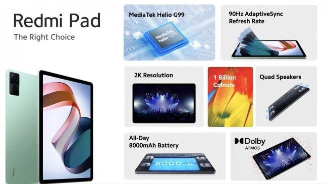 Redmi Pad Graphite Grey 4GB RAM 128GB ROM + 128GB SD card BRAND NEW SOLD OUT - Image 3 of 3