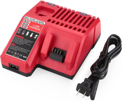 Cargador Rápido Milwaukee M12-18FC Para Baterías 12V Y 18V - 220V, Industrial, Rápido