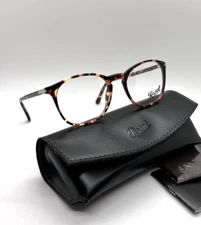 PERSOL 3007-V-M 1059 Men Eyeglasses Frame 52-19-145  HAVANA 100% Authentic