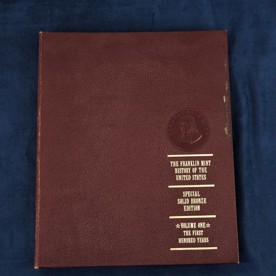 Franklin Mint 1776-1875 U.S. Bronze Medal Complete Album - Free Shipping USA - Image 2 of 4