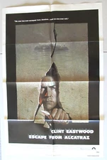 ESCAPE FROM ALCATRAZ ORIGINAL FOLDED 27X41 MINT MOVIE POSTER 1979 CLINT EASTWOOD