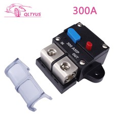 300A Circuit Breaker Self Recovery Fuse Holder Power Fuse for Car Audio 300AMP