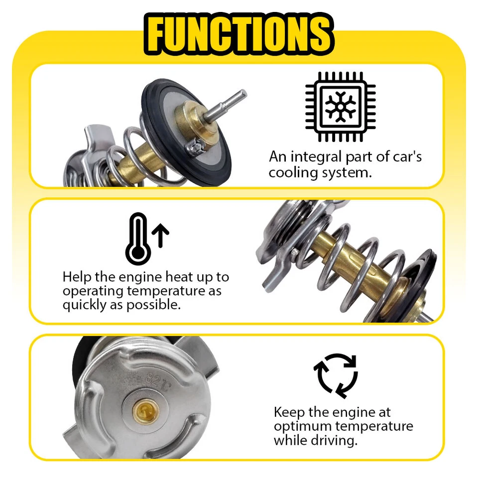 Conjunto de carcasa de termostato para GMC Acadia 2007-16 3,6 L 2010-17 terreno 3,6 L H Foto 2 de 4