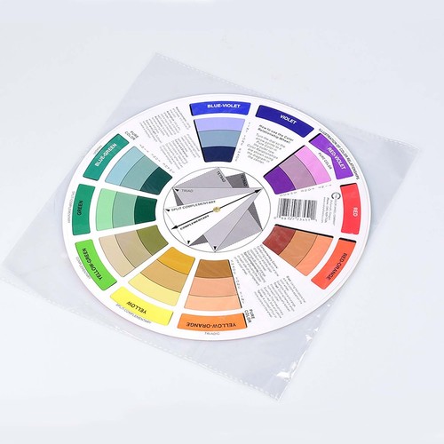 Artists Colour Wheel Mixing Colour Guide 23cm Diameter Artist Colour Wheels Nail - Picture 6 of 11