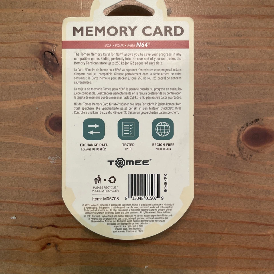 Nintendo 64 Memory Card 256K 123GB - Image 2 of 2