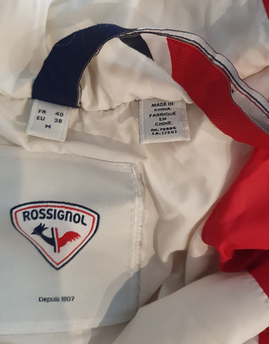 Rossignol Abscisse Women's Down Feather Puffer Jacket In Navy sz Medium RLIWL34 image 6