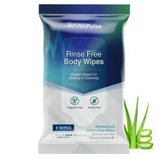XL Adult Body Wipes for Women and Men - 1 Pack of 8 Travel Cleansing -...