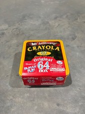Unsealed New 40th Anniversary Crayola Crayons 64 Box Limited Edition Tin