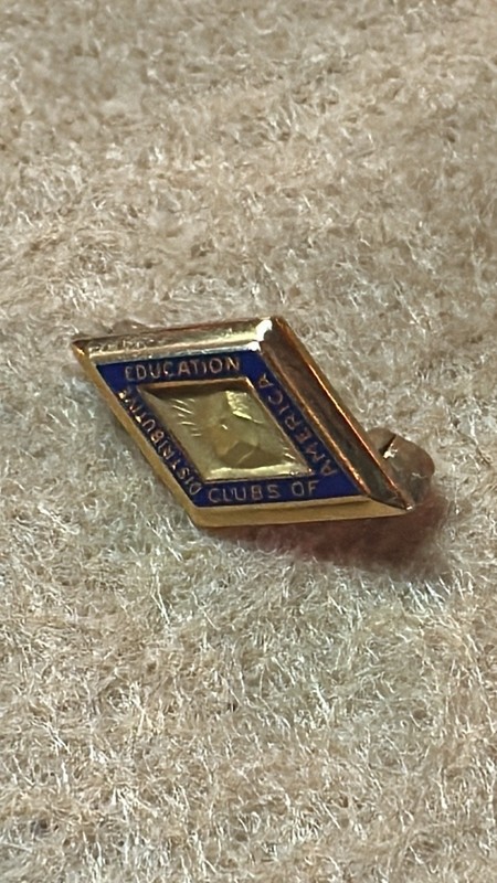 1960s Education Club Pin