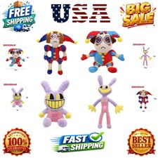 The Amazing Digital Circus Plush,4pcs Pomni Plushies Toy Gift, Cute Stuffed F...