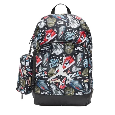 Jordan Sac à Dos et Trousse pour Enfant Air Raid Noir - Photo 1/4