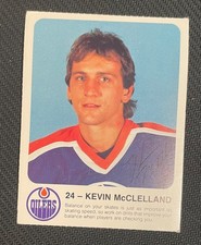 KEVIN MCCLELLAND Hockey card RED ROOSTER 1984-85