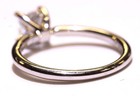 GSI 14k white gold .80ct VS1 Lab grown diamond princess cut engagement ring 2.8G — photo 4