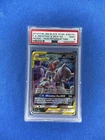2019 PM SM Black Star FA/MewTwo & Mew GX Promo PWR PRTNRSHP TINS #SM191 PSA 9