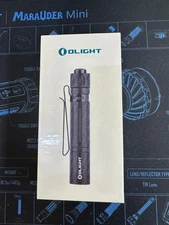 Olight I3T EOS Carbon Fiber EDC Slim Tail Switch Flashlight, 180 Lumens