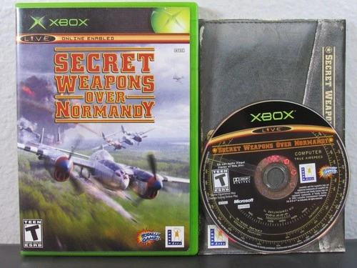Secret Weapons Over Normandy (Microsoft Xbox, 2003) CIB