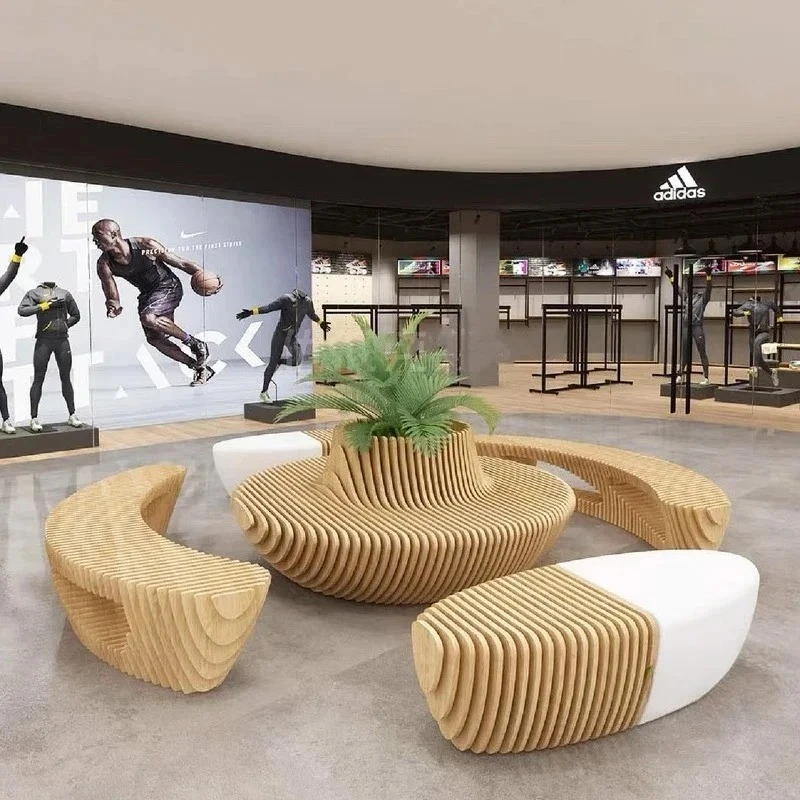 Chaise Lounge de Lujo Exterior para Jardín Terraza Madera Sofá Muebles de Playa Foto 3 de 4