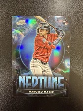 2025 Topps Cosmic Chrome Marcelo Mayer Rookie Planetary Pursuit Neptune SSP