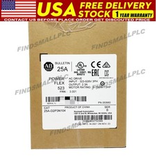 Allen-Bradley 25A-D2P3N104 Ser B 1 HP PowerFlex 523 AC VS Drive 1HP US Free Tax
