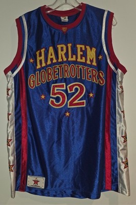 Harlem Globetrotters #52 Big Easy Authentic Basketball Jersey Adult Size M