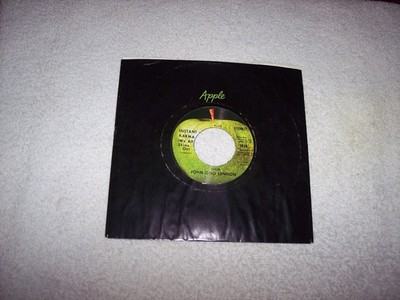 JOHN LENNON AND YOKO ONO--INSTANT KARMA / WHO HAS SEEN THE WIND?   45    #2001