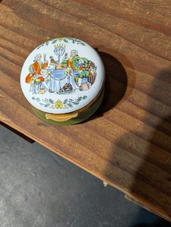 Original Crummles & Co Enamel Trinket Box The House Of Fortnum & Mason 1707
