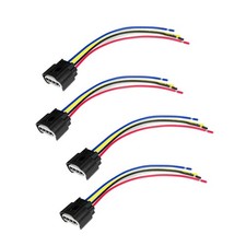 4PCS Ignition Coil Connector Plug Harness, 4 Ports Ignition Coil Wiring Harne...